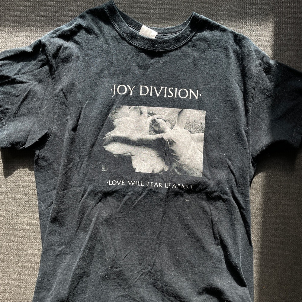 Joy Division Love Will Tear Us Apart band tee